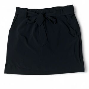 Athleta Black Sporty Women's Skort with belt